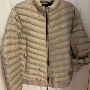 Armani Exchange Light Tan Quilted Jacket